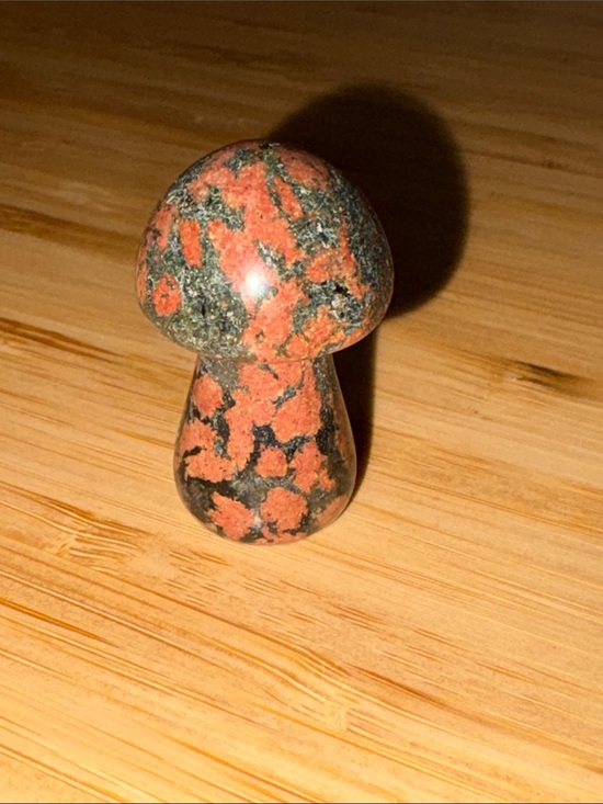 Other - Mohogany Obsidian Mushroom Sculpture - Mini Decorative Home Art